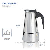 Xavax Espressomaker Van RVS 250 Ml Geschikt Voor Inductie - thumbnail