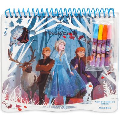 Van Der Doelen Disney frozen2 kleurboek met sjabloon en stickers 5 delig
