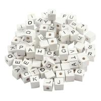 Creativ Company Https://www.cchobby.nl/letterkralen-a-z-en-blanco-afm-8x8-mm-gatgrootte-3-mm-wit-96-div-1-doos - thumbnail