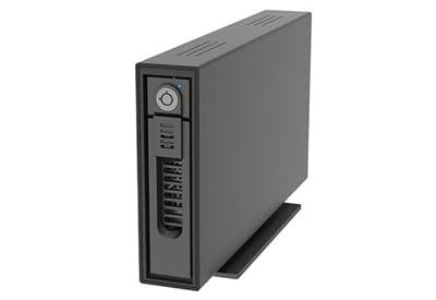 RAIDON GT1670-BA31 Externe HDD-behuizing voor 6,35-8,89cm 2,5/3,5 inch SATA met USB C-A en C-C-C-kabel