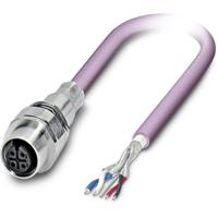 Phoenix Contact 1525694 Sensor/actuator inbouwconnector M12 Aantal polen (sensoren): 5 Bus, inbouw 2.00 m 1 stuk(s) - thumbnail