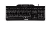 CHERRY KC 1000 SC toetsenbord Kantoor USB QWERTY Amerikaans Engels Zwart - thumbnail