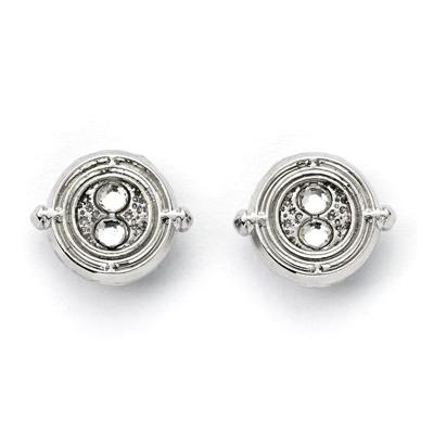 Harry Potter Earrings Time Turner (Silver Tone)