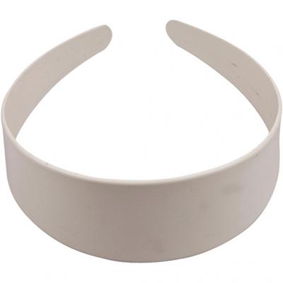 Creativ Company Plastic haarband, b: 40 mm, wit, 1 stuk