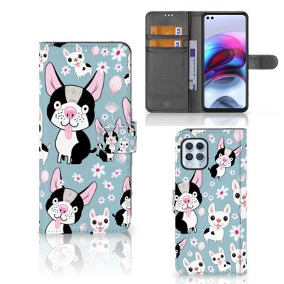 Motorola Moto G100 | Telefoonhoesje | Met pasjeshouder | Hondjes