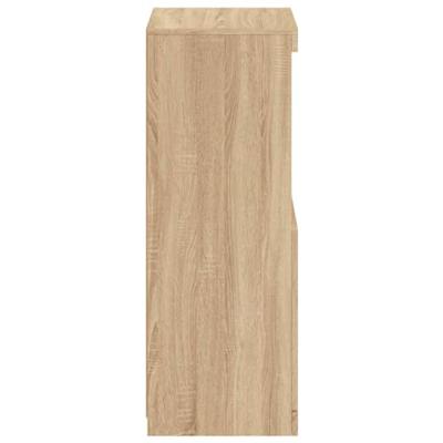 Dressoir met LED-verlichting 41x37x100 cm sonoma eikenkleurig Dressoir met LED-verlichting 41x37x100 cm sonoma eikenkleurig