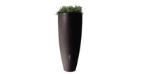 Garantia design regenton mokka 300 liter met plantenbak - thumbnail