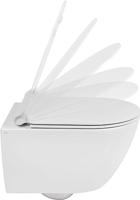 Ben Segno 2.0 compact hangtoilet FreeFlush Xtra glaze+ incl. softclose toiletbril met quickrelease glans wit - thumbnail