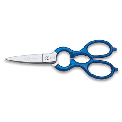 Keukenschaar 3 Claveles 8" Roestvrij staal Blauw Multifunctioneel - thumbnail