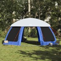 Zwembadtent afneembare buitentent gaaswanden azuurblauw - thumbnail