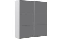 Goossens Kledingkast Easy Storage Sdk, 203 cm breed, 220 cm hoog, 2x 3 paneel glas schuifdeuren - thumbnail