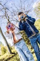 Vtech kidizoom fun camera blauw 9 in 1 - thumbnail