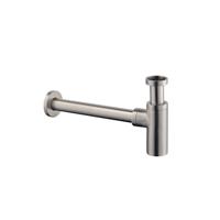 Wiesbaden Star luxe sifon 5/4+muurbuis+rozet RVS-look - thumbnail