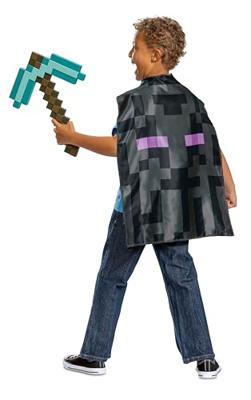 Minecraft - Diamond Pickaxe & Cape Set