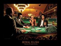 Kunstdruk Chris Consani - Royal Flush 80x60cm - thumbnail