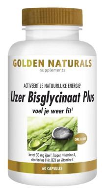 Golden Naturals Ijzer Bisglycinaat Plus Capsules