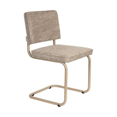 Zuiver Eetkamerstoel 'Ridge' Soft, Bouclé, kleur Beige Zuiver Eetkamerstoel 'Ridge' Soft, Bouclé, kleur Beige