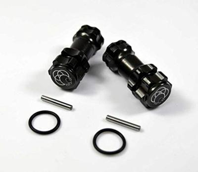 Absima + 25.0 mm 1:8 Aluminium Aluminium spoorverbreding 17 mm 6-kant Zwart 2 stuk(s)