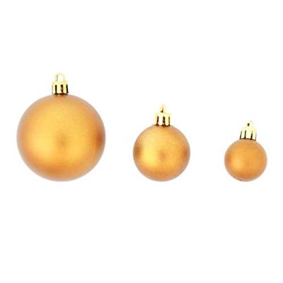 VidaXL 100-delige kerstballenset 3/4/6 cm bruin/bronskleur/goudkleurig VidaXL 100-delige kerstballenset 3/4/6 cm bruin/bronskleur/goudkleurig