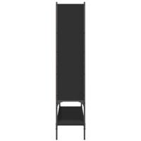 Boekenkast 102x30x141,5 cm bewerkt hout zwart - thumbnail