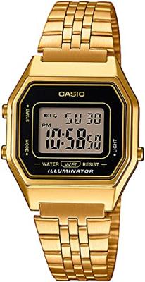 Casio LA680WEGA-1ER Horloge Ditigaal goudkleurig-zwart - thumbnail