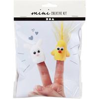 Creativ Company Mini creative kit, vingerpoppen, 1 doos - thumbnail