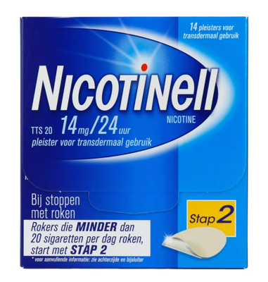 Nicotinell Pleisters 14 mg - voor stoppen met roken Nicotinell Pleisters 14 mg - voor stoppen met roken