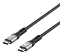 Manhattan 356381 USB-C-kabel Thunderbolt 3, Thunderbolt 4, USB 4.0 USB-C stekker 2 m Zwart 4K UHD, 8K UHD - thumbnail