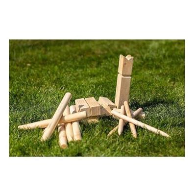 Outdoor Play Houten Kubb Game + Draagtas Outdoor Play Houten Kubb Game + Draagtas