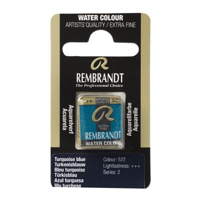 Rembrandt Aquarelverf Napje - Turkooisblauw #522