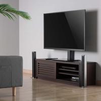 Nedis TVSM2040BK Vaste Tv-bureaustandaard 37-70 " Maximaal Schermgewicht: 40 Kg Aanpasbare Vooraf Ingestelde Hoogtes Gehard Glas / Staal Zwart - thumbnail