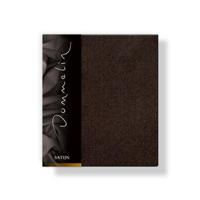 Dommelin Dommelin Kussensloop Uni Satijn 300TC 575 Choco 60x70 - thumbnail