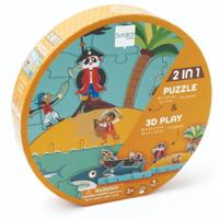 Scratch Puzzels 3D piraat - thumbnail