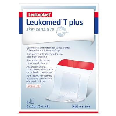 Leukomed T Plus Skin Sens. 8cmx10cm 5 7617801