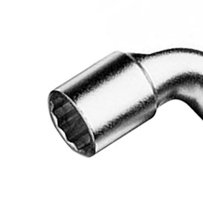 Beta Gebogen pijpsleutels, twaalfkant en zeskant verchroomd 937 12X12 - 009370012