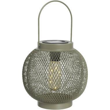 Lantaarn Madrid - groen - 17xØ17,5 cm