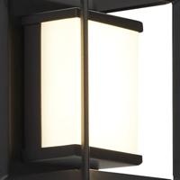 Searchlight Badkamer wandlampChaplin Cubic 8cm - 74303-1BK - thumbnail