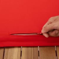 7-delige Loungeset met kussens poly rattan bruin - thumbnail