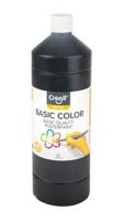 Plakkaatverf creall basic zwart 1000ml - thumbnail