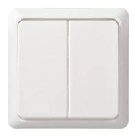 ELSO serieschakelaar 511504 10A complete RENOVATIE rw Wit 1 stuk(s) - thumbnail