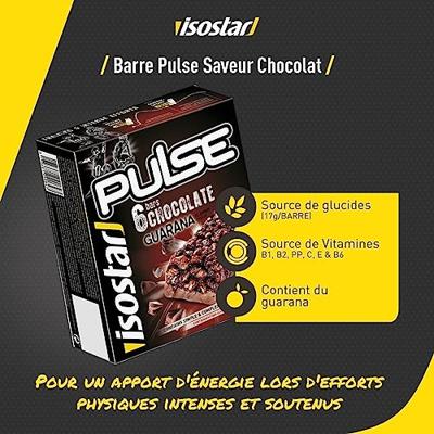 Isostar Reep pulse chocolade 6 pack 138 Gram