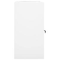 Zadelkast 53x53x105 cm staal wit - thumbnail