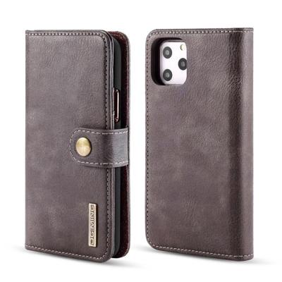 Dg. MING Crazy Horse textuur Flip afneembare magnetische lederen draagtas met houder & card slots & Wallet voor iPhone XI Max 2019 (grijs) Dg. MING Crazy Horse textuur Flip afneembare magnetische lederen draagtas met houder & card slots & Wallet voor iPhone XI Max 2019 (grijs)