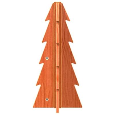 Kerstdecoratie kerstboom 49 cm massief grenenhout wasbruin Kerstdecoratie kerstboom 49 cm massief grenenhout wasbruin