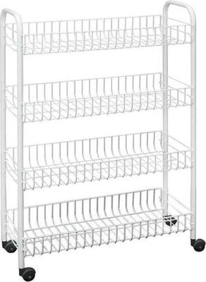 Metaltex badkamer-/keukentrolley snello 84x56cm staal wit
