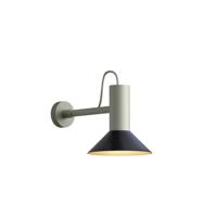 Wever & Ducre - Roomor Shade 1.0 Wandlamp Grijs / Zwart / Goud - thumbnail