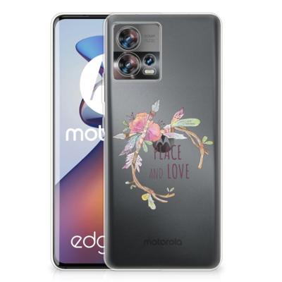 Motorola Edge 30 Fusion Telefoonhoesje met Naam Boho Text Motorola Edge 30 Fusion Telefoonhoesje met Naam Boho Text