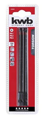 Schroefbit 150mm Torsie Ph Set 3St KWB - Kwb Schroefbit 150mm Torsie Ph Set 3St KWB - Kwb