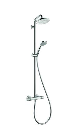 Hansgrohe Croma 220 regendoucheset met 5 straalsoorten Ø22cm chroom