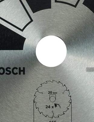 Bosch Accessories Standard 2609256B55 Cirkelzaagblad 165 x 20 mm Aantal tanden: 24 1 stuk(s) Bosch Accessories Standard 2609256B55 Cirkelzaagblad 165 x 20 mm Aantal tanden: 24 1 stuk(s)